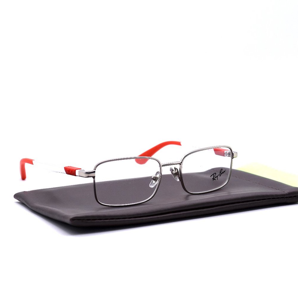 RAY-BAN JUNIOR RB1043 4021 SILVER ORANGE EYEGLASSES AUTHENTIC FRAME - Picture 6 of 8